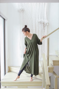 MUM x RPB: Francesca Vneck Dress
