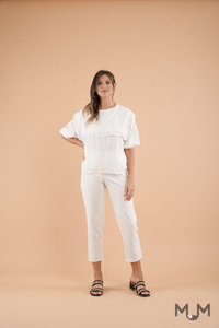 Tops: Gianna Square Collared Top