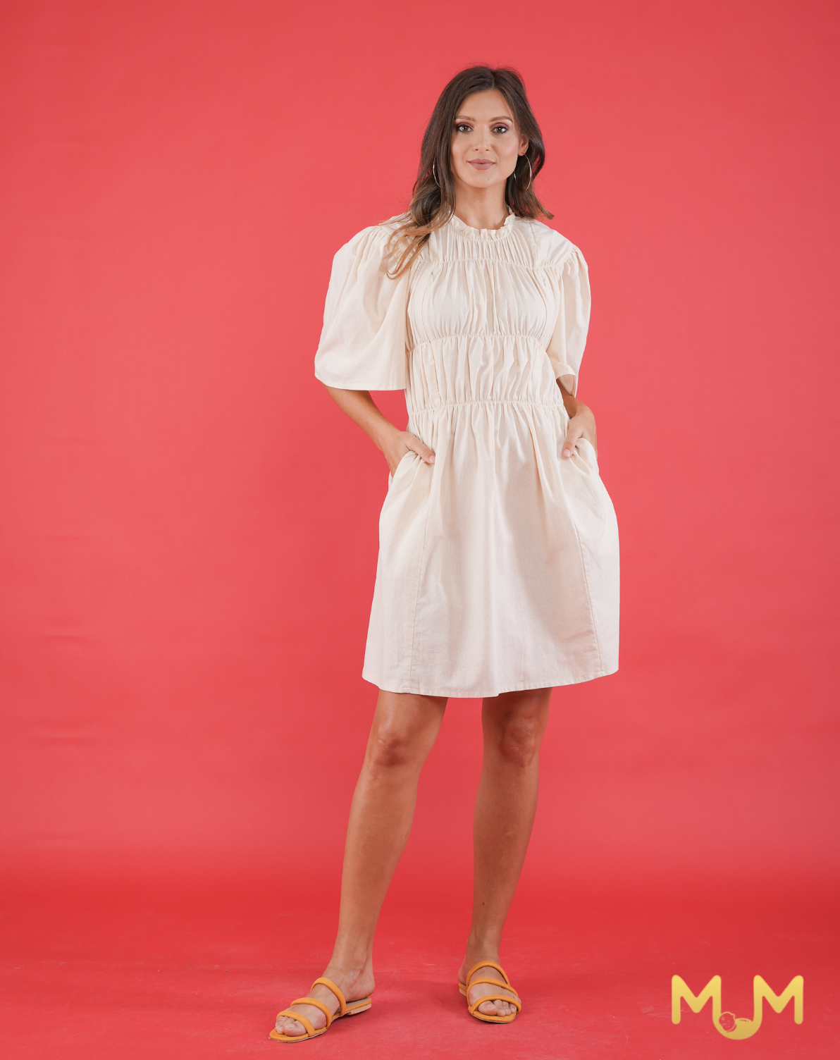 MUM Holidays: Valkenburg Smocked Mini Dress