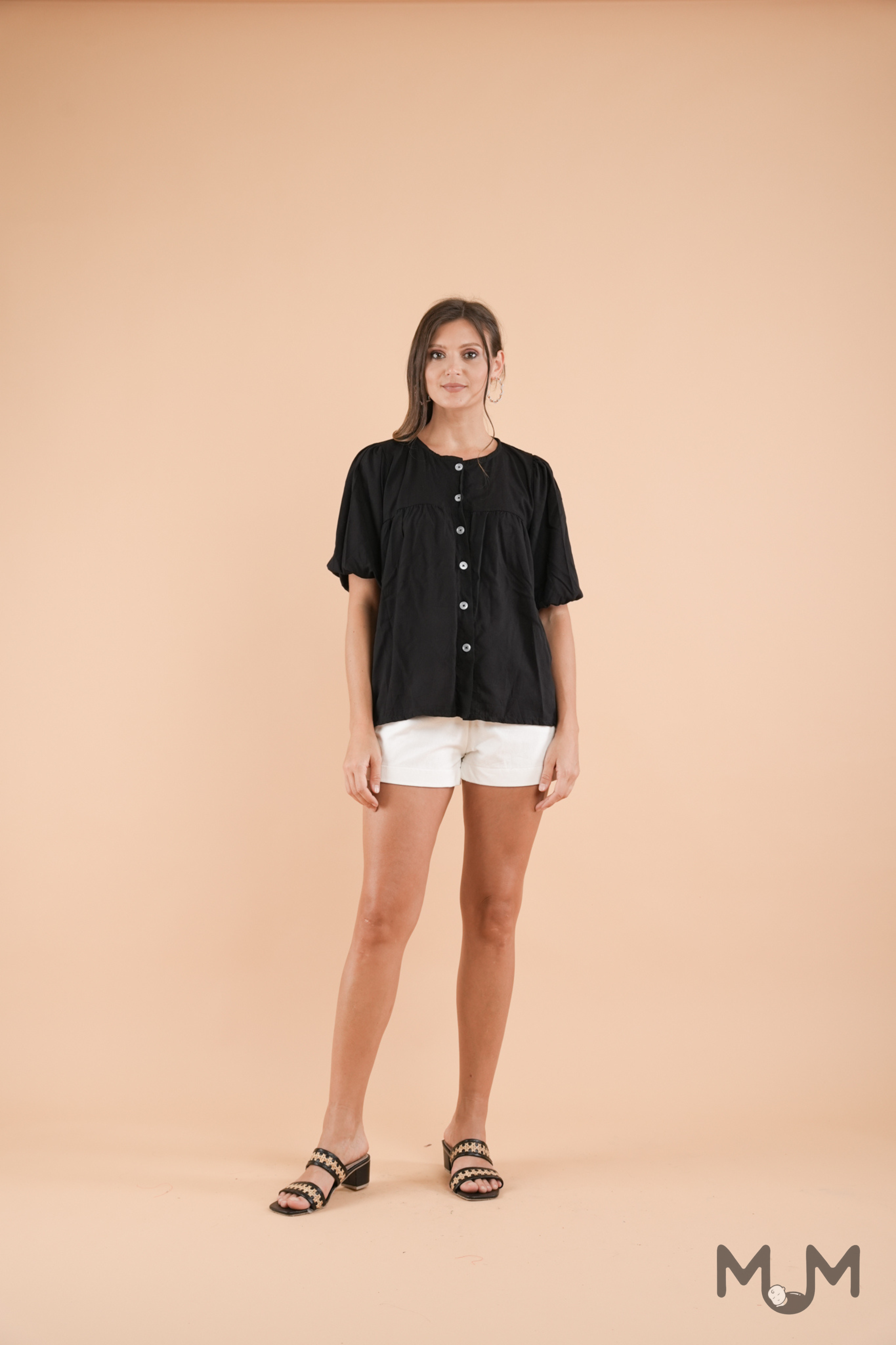 Tops: Ella Buttoned Top