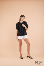 Tops: Ella Buttoned Top