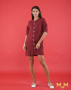 Polka 2: Milka Buttondown Shift Dress