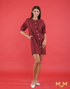 Polka 2: Milka Buttondown Shift Dress