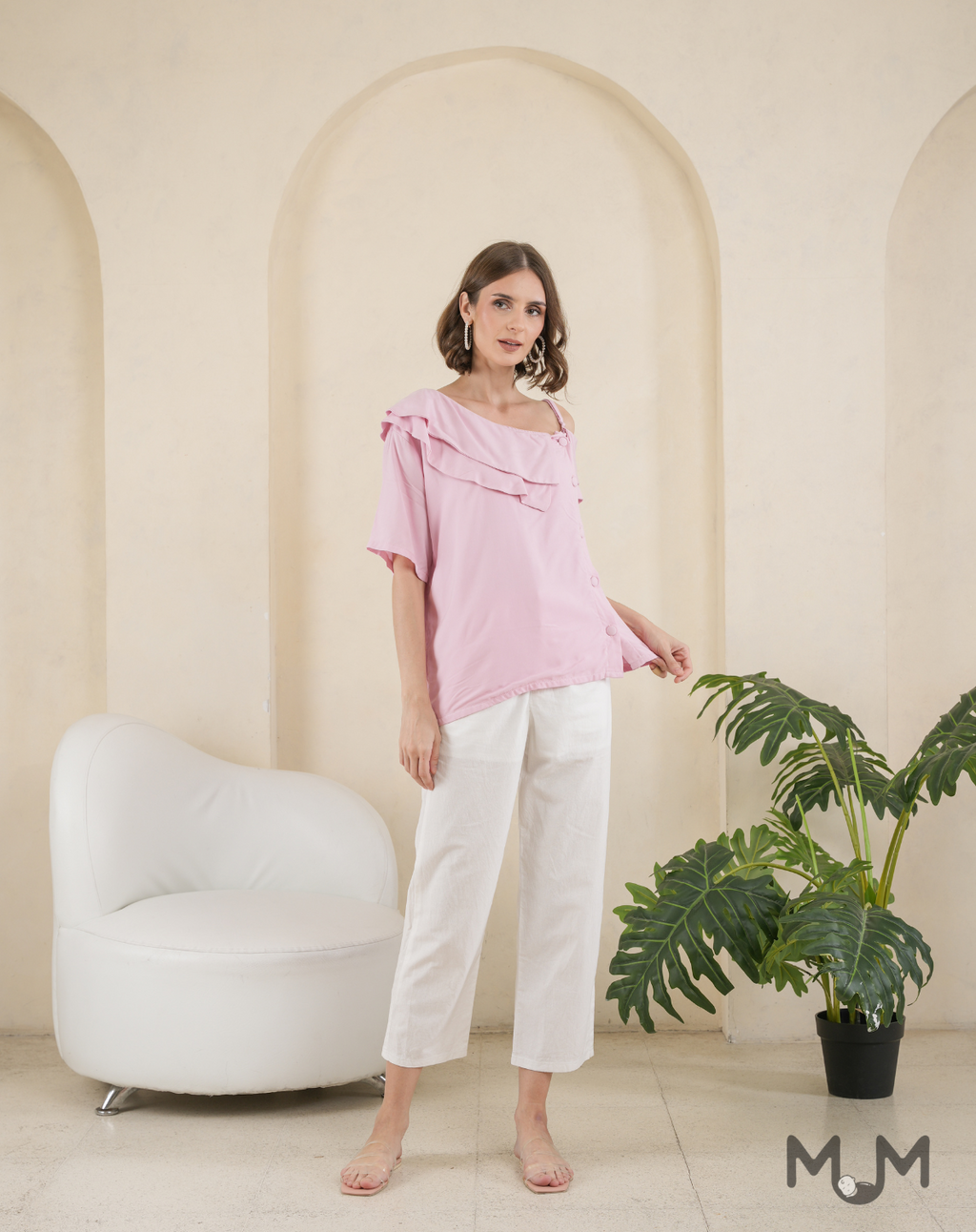 MUM x GS 6: Asia One-shoulder Top