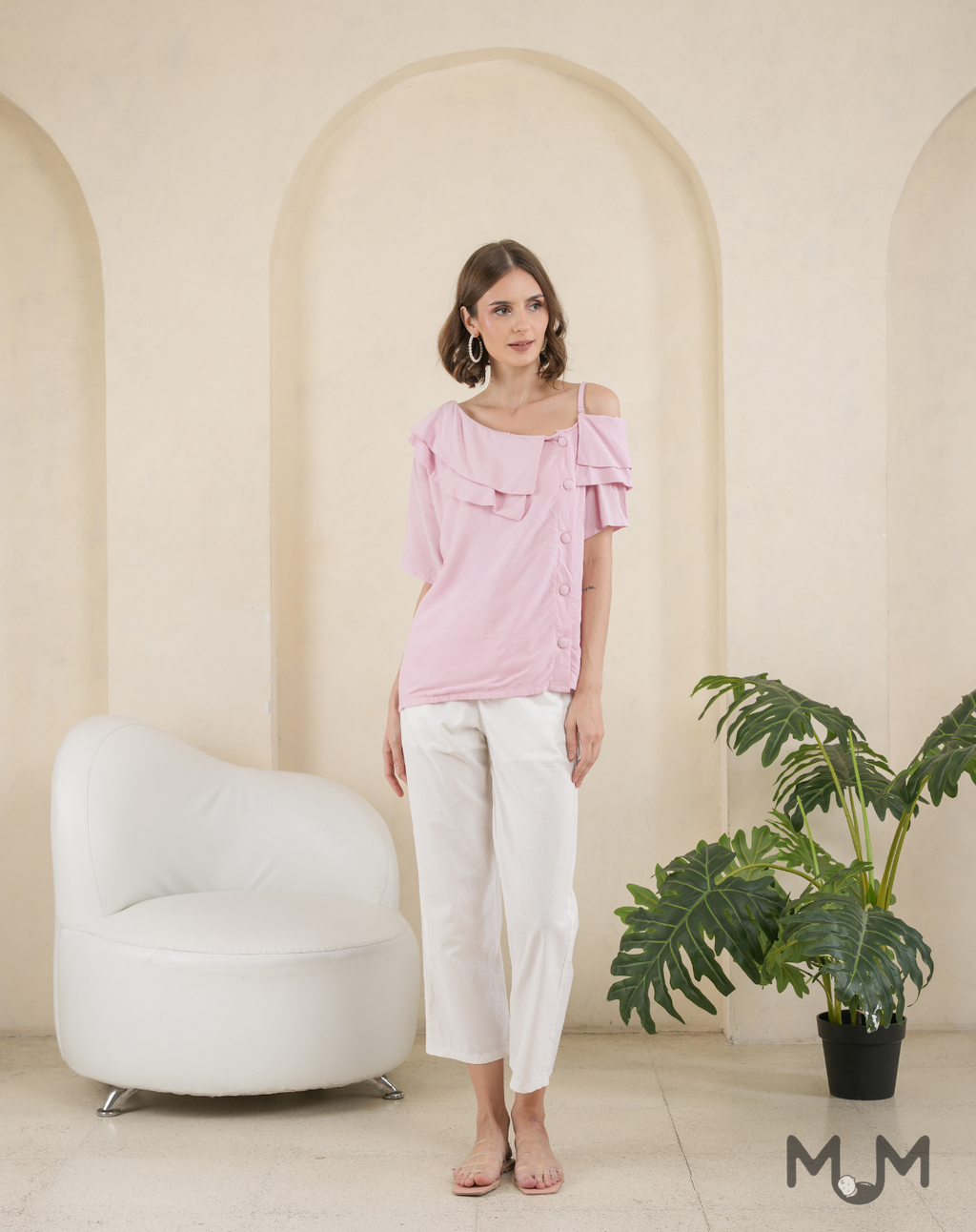 MUM x GS 6: Asia One-shoulder Top