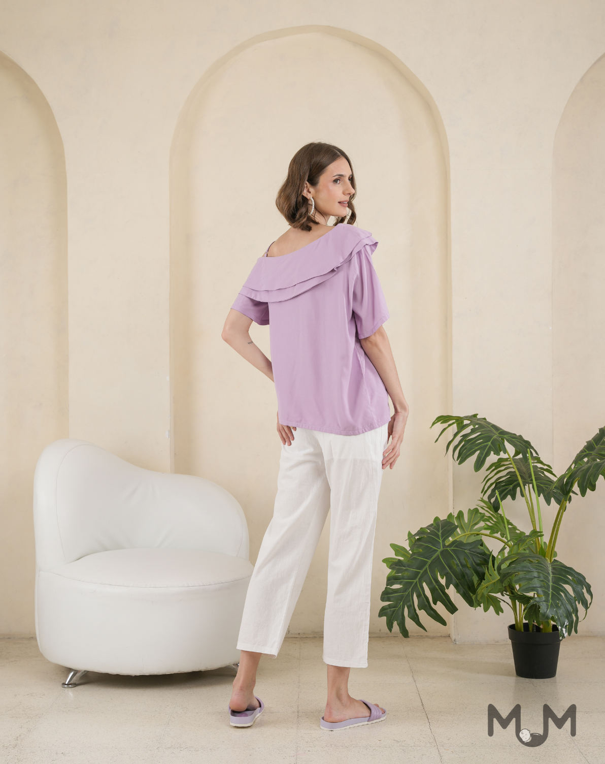 MUM x GS 6: Asia One-shoulder Top