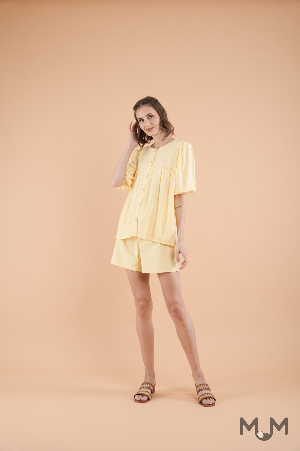 Tops: Ella Buttoned Top