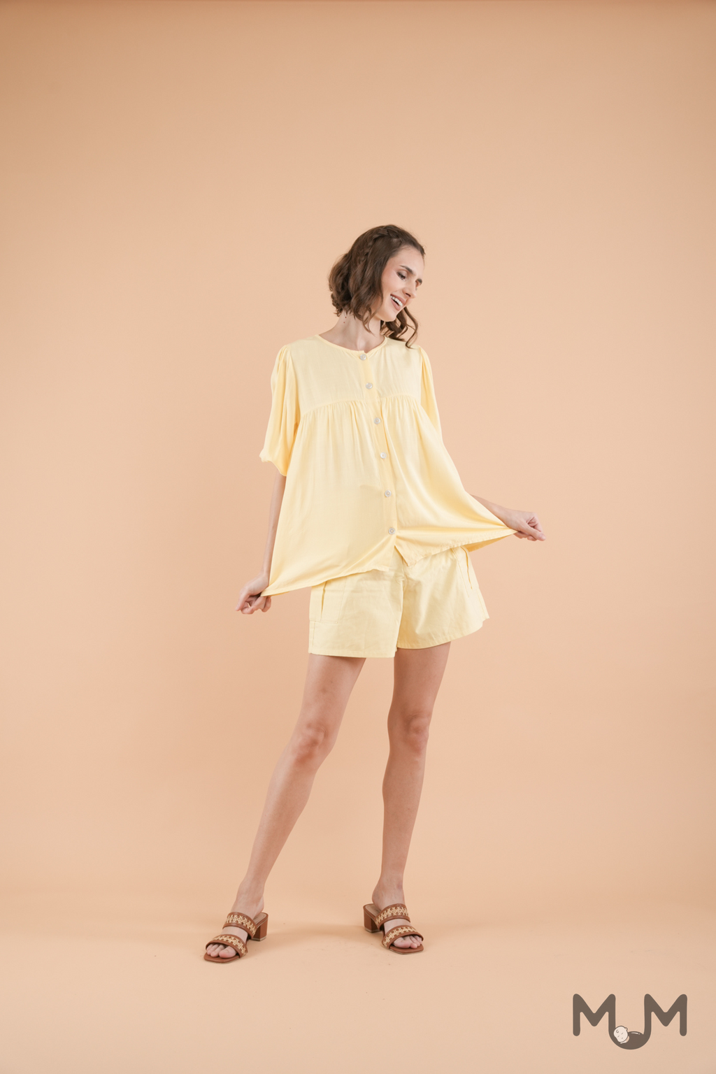 Tops: Ella Buttoned Top