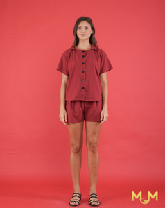 MUM Holidays: Asier Top and Shorts Set