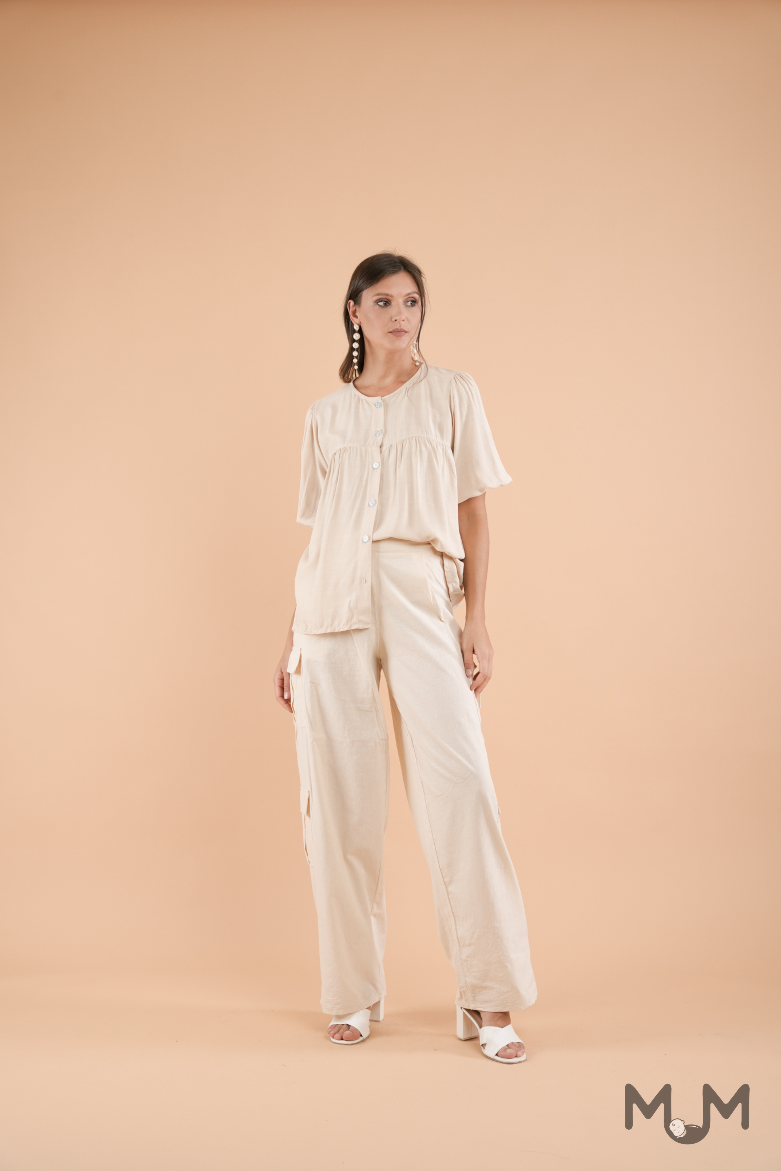 Tops: Ella Buttoned Top