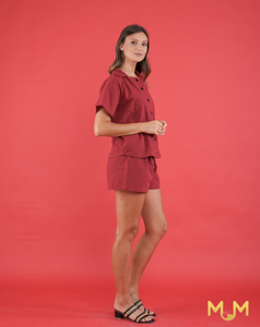 MUM Holidays: Asier Top and Shorts Set