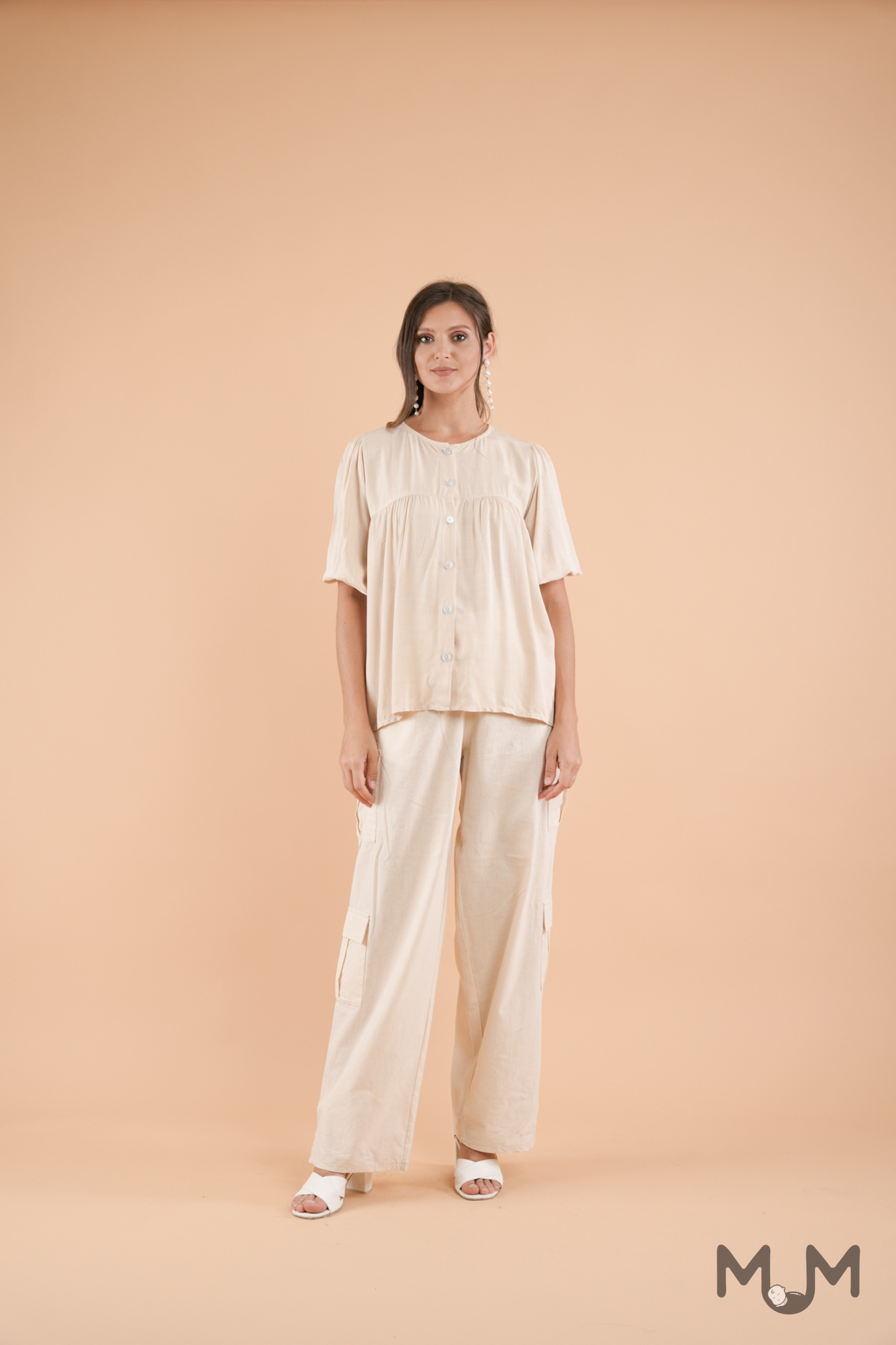 Tops: Ella Buttoned Top