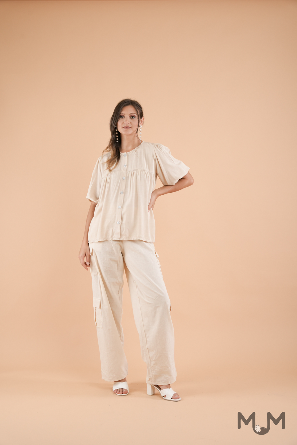 Tops: Ella Buttoned Top