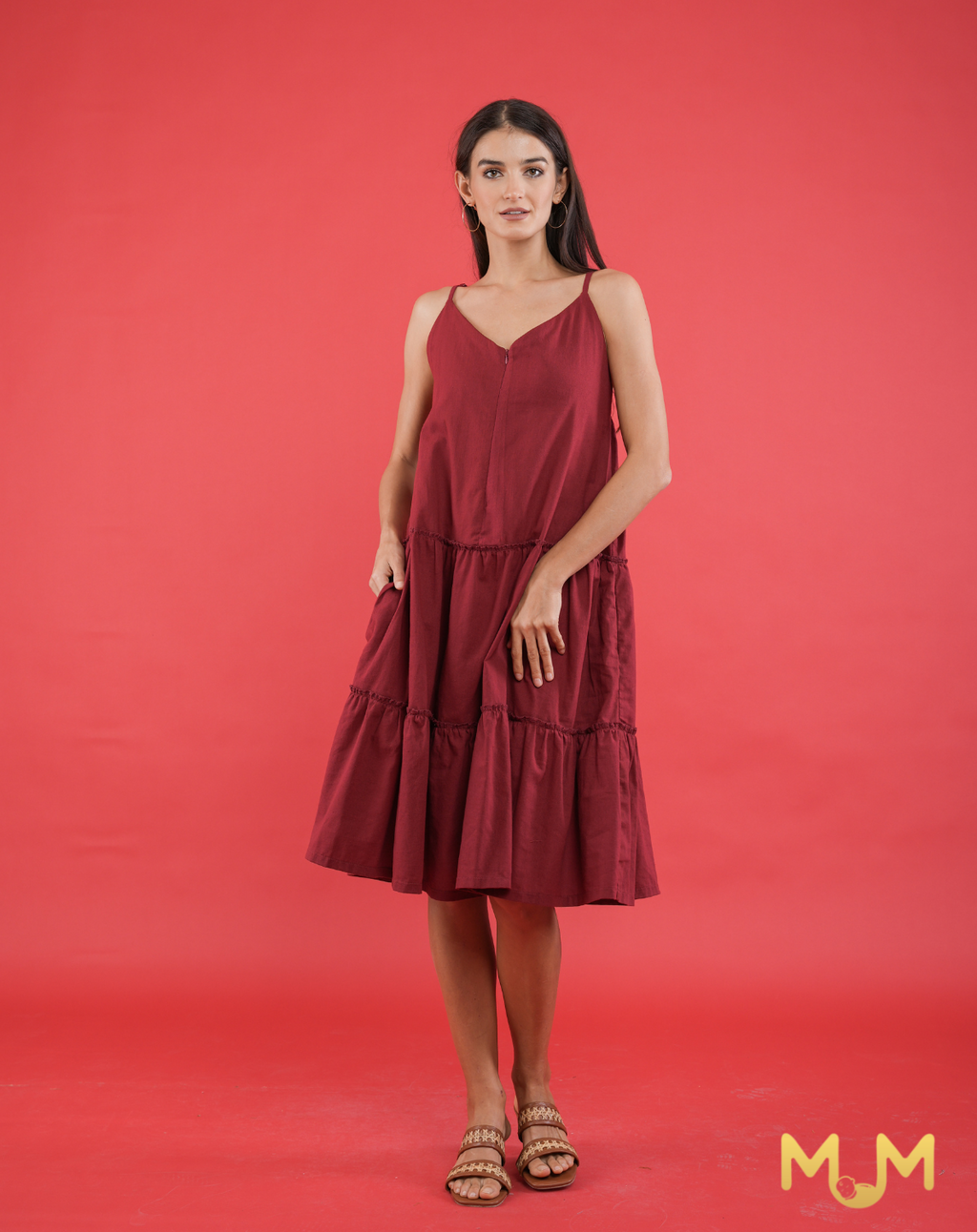 MUM Holidays: Belle Tiered Midi Dress
