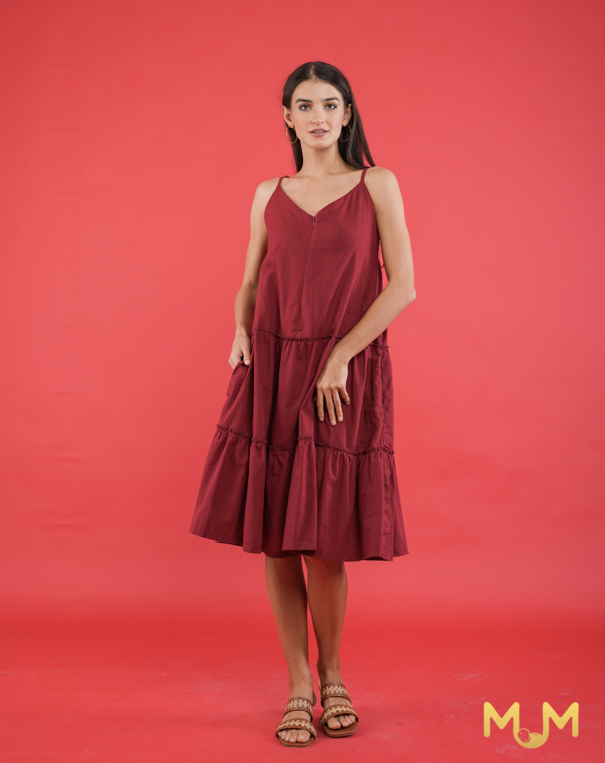 MUM Holidays: Belle Tiered Midi Dress