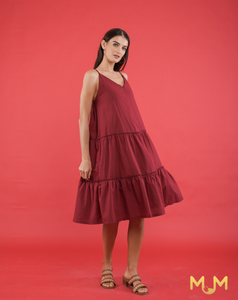 MUM Holidays: Belle Tiered Midi Dress