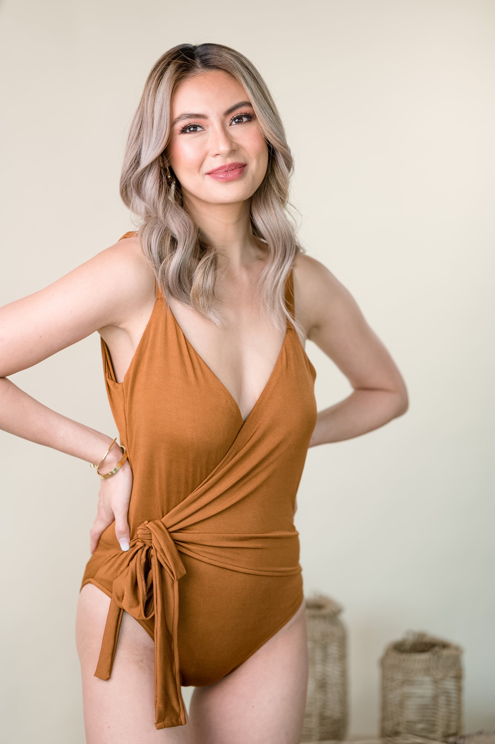 MUM x Sirena: Diana One Piece Overlap Swimsuit