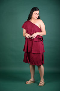 Special Prices: Domele One-Shoulder Dress