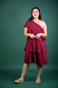 Special Prices: Domele One-Shoulder Dress