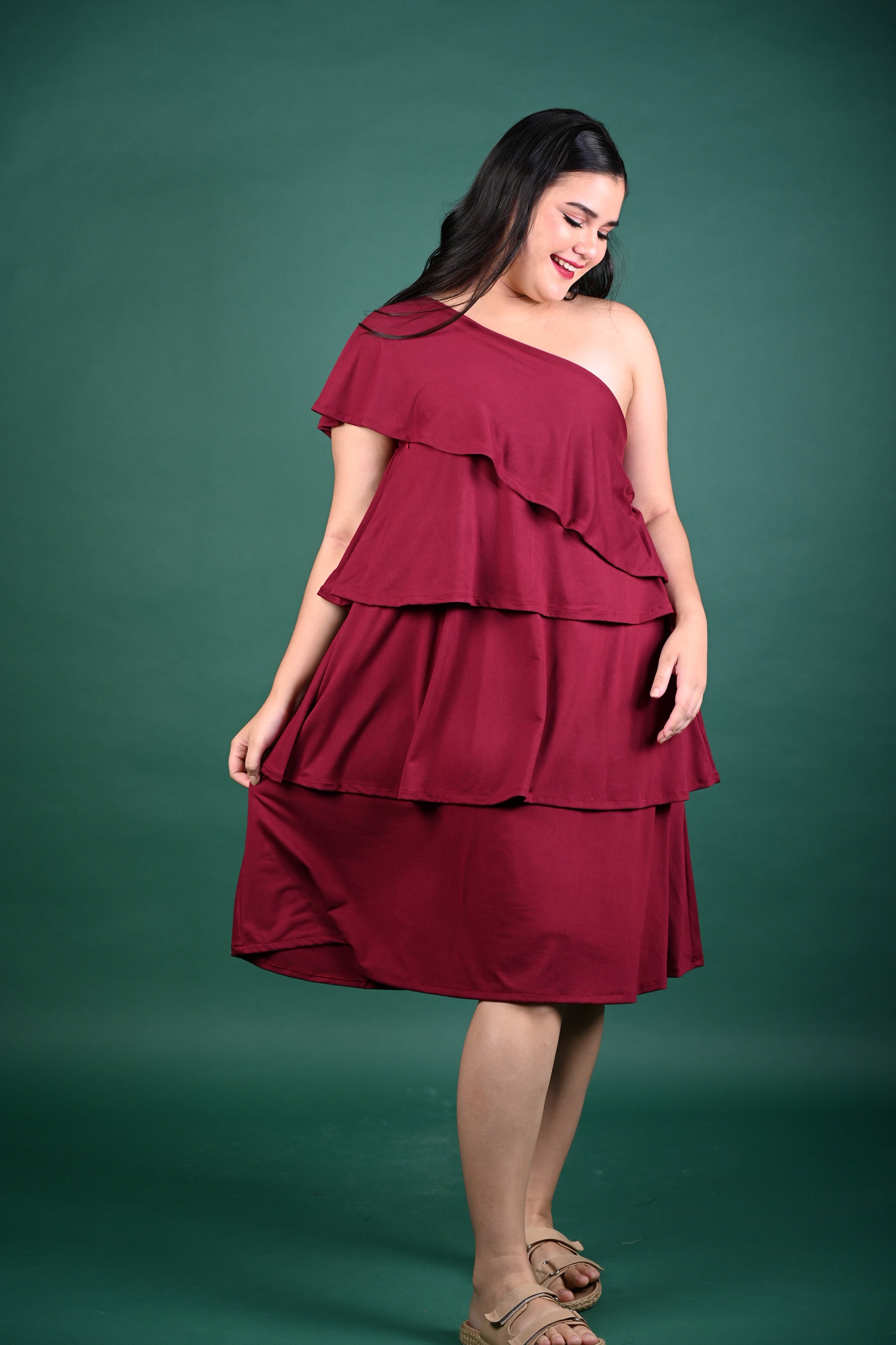 Special Prices: Domele One-Shoulder Dress