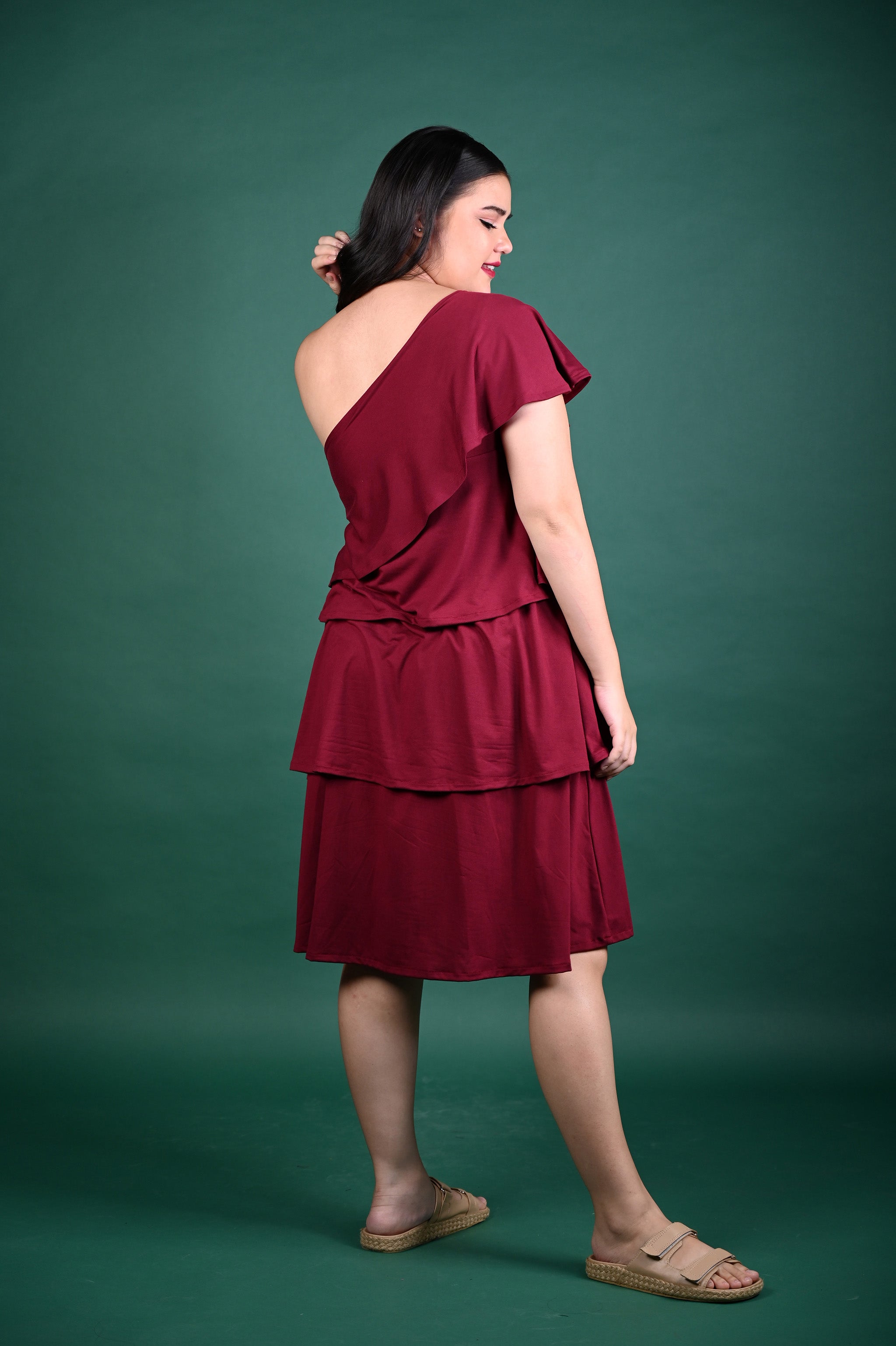Special Prices: Domele One-Shoulder Dress