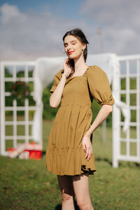 MUM Holidays: Rachel Square-neck Mini Dress
