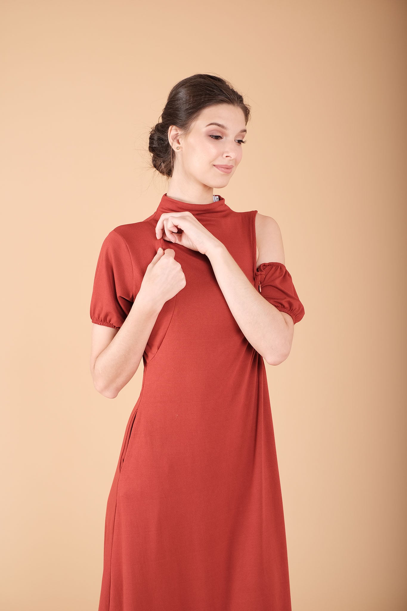 Cotton: Jun-seo Assymetrical Dress