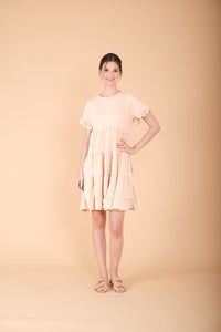 Cotton: Jabir Tiered Mini-Dress