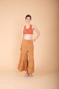 Cotton: Raha Tiered Loose Pants