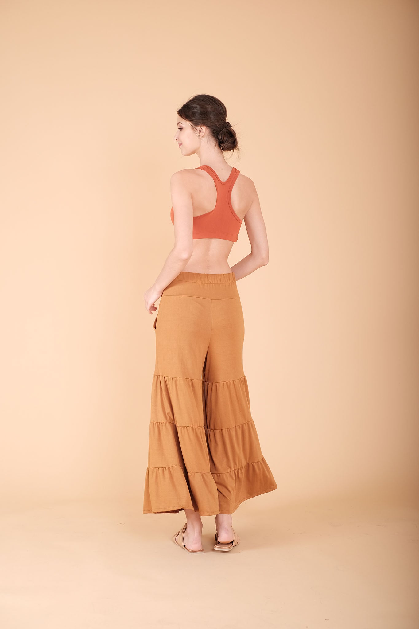 Cotton: Raha Tiered Loose Pants