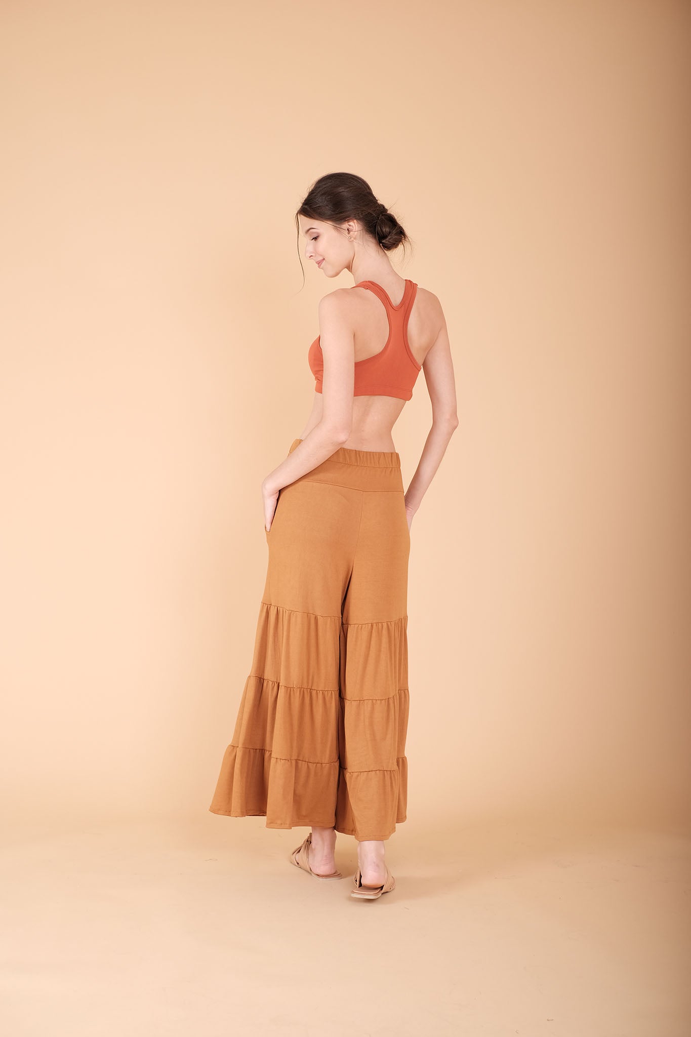 Cotton: Raha Tiered Loose Pants