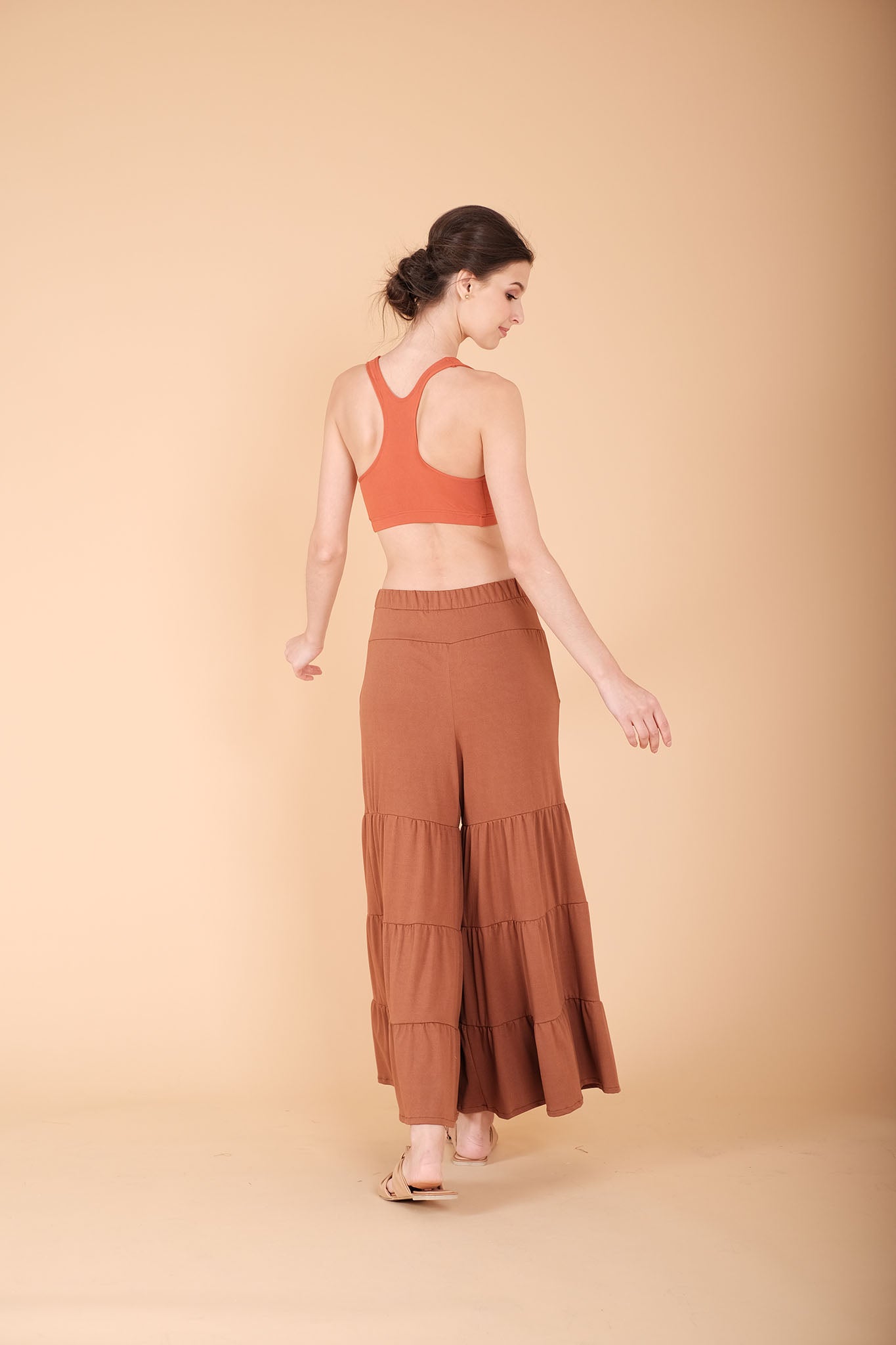 Cotton: Raha Tiered Loose Pants
