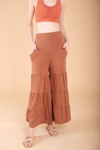 Cotton: Raha Tiered Loose Pants