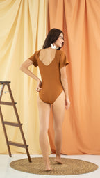 MUM x Sirena: Diana Butterfly-Sleeved One Piece  Swimsuit