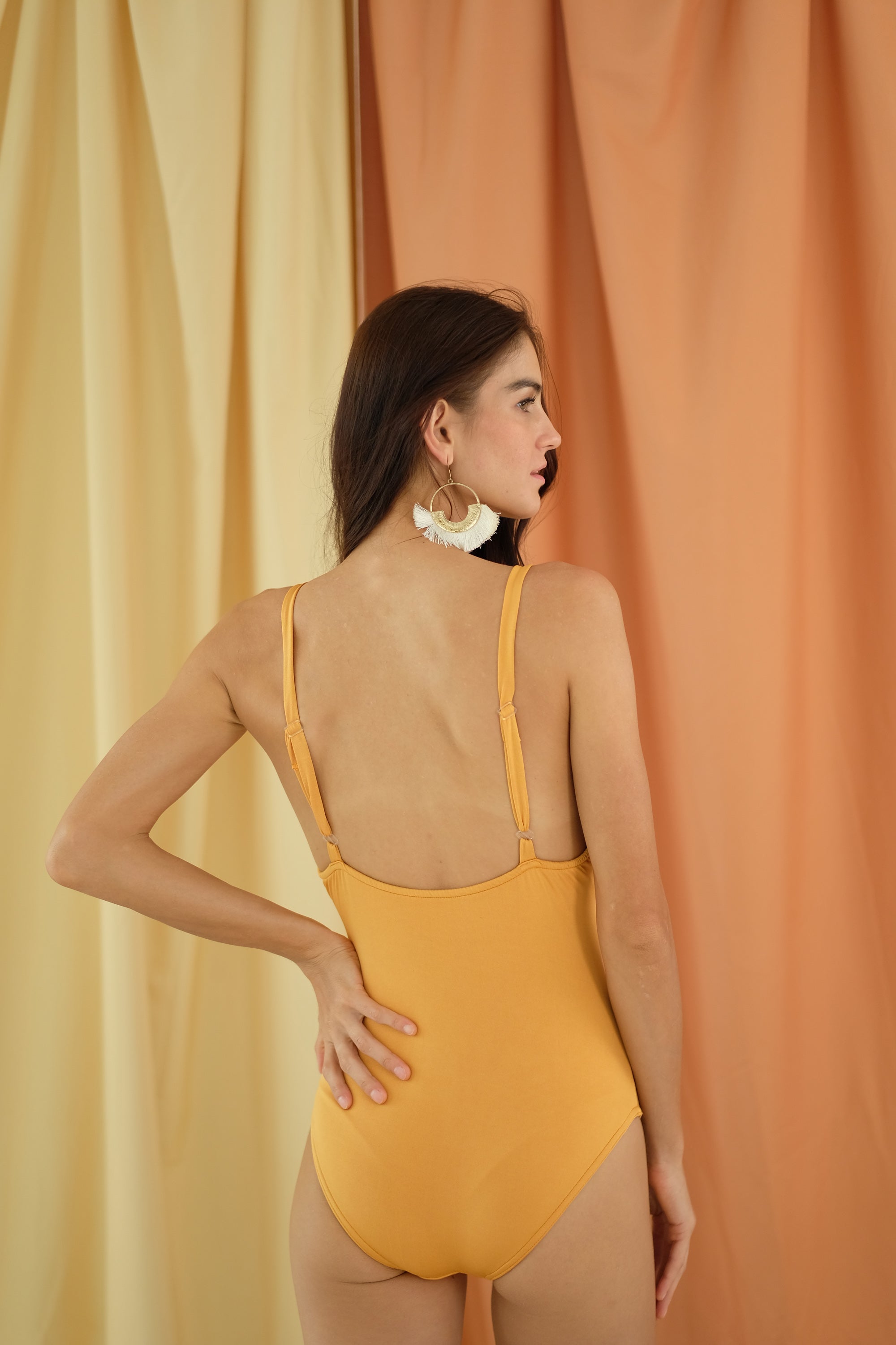 MUM x Sirena: Kaia Front Tie One-Piece Swimsuit