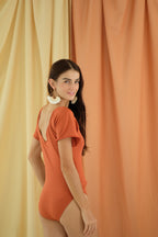 MUM x Sirena: Diana Butterfly-Sleeved One Piece  Swimsuit