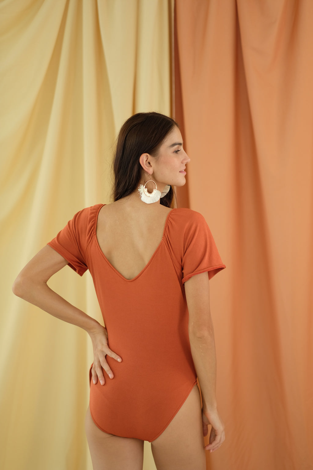 MUM x Sirena: Diana Butterfly-Sleeved One Piece  Swimsuit