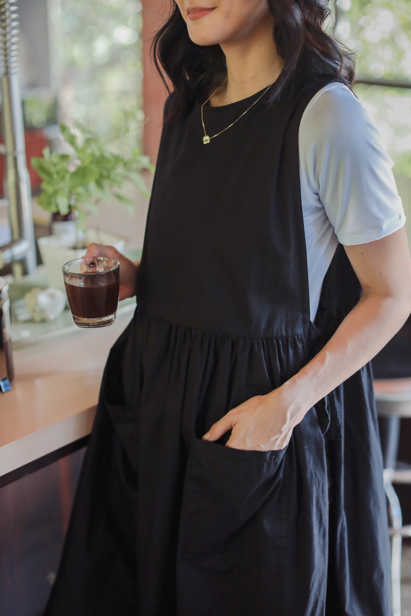 MUM x RPB 7: Madeline 100% Cotton Multi-Purpose Side-Laso Apron/Breastfeeding Cover Pinafore