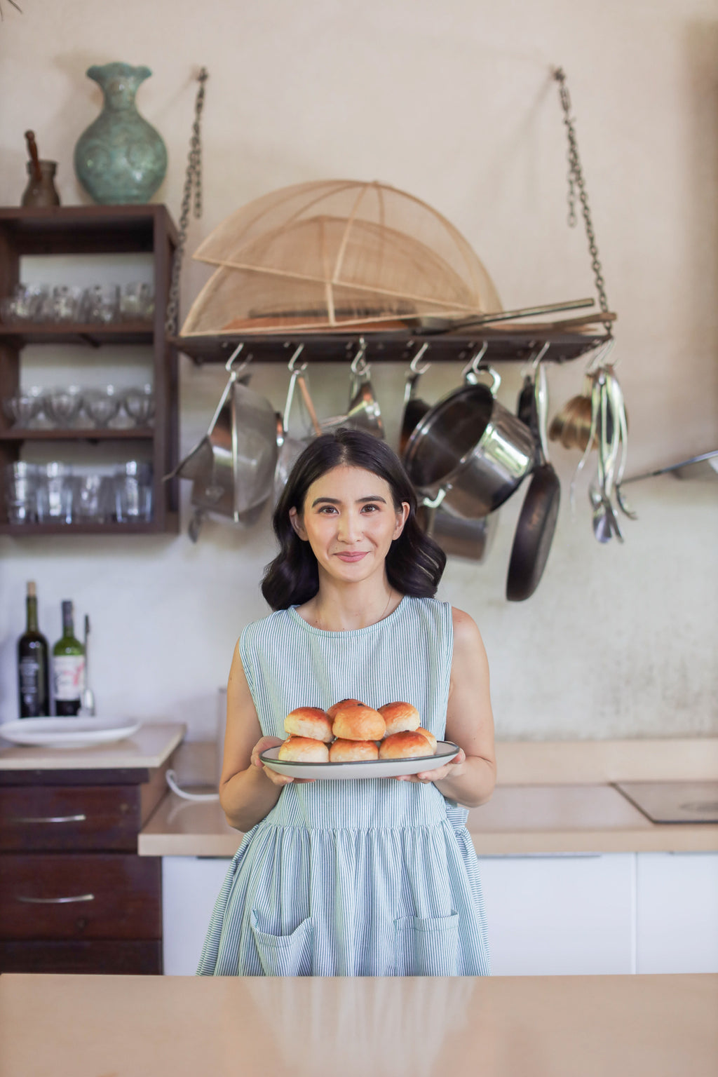 MUM x RPB 7: Madeline Chambray Multi-Purpose Side-Laso Apron/Breastfeeding Cover Pinafore