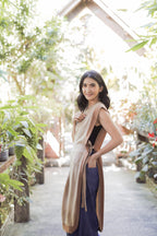 MUM x RPB 7: Sara Two-tone Side-Laso Long Vest/ Breastfeeding Cover