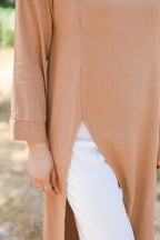 MUM x LQA 3: Jade Long Top with Slit