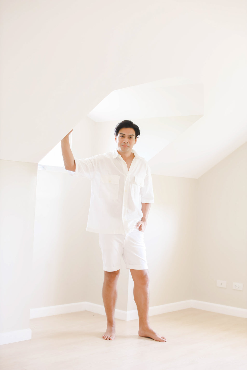 MUM x LQA 3: Nelson Button-down Linen Shirt for Dads