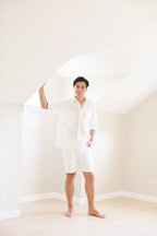 MUM x LQA 3: Nelson Button-down Linen Shirt for Dads