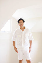 MUM x LQA 3: Nelson Button-down Linen Shirt for Dads
