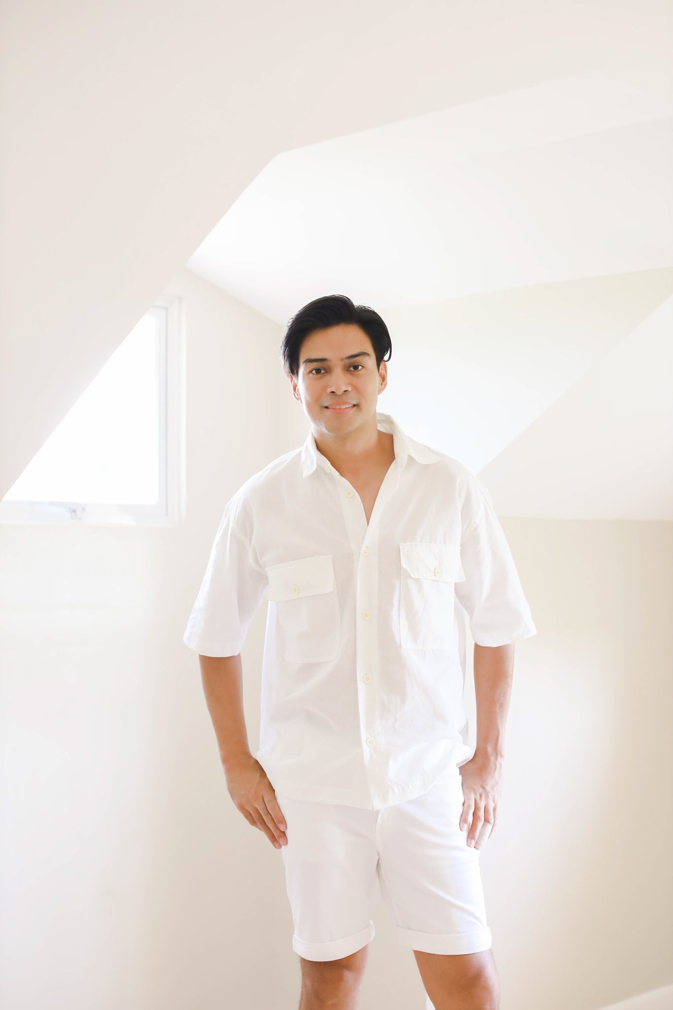 MUM x LQA 3: Nelson Button-down Linen Shirt for Dads