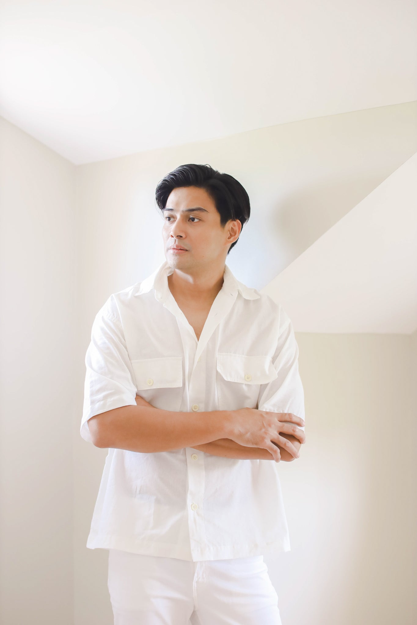 MUM x LQA 3: Nelson Button-down Linen Shirt for Dads