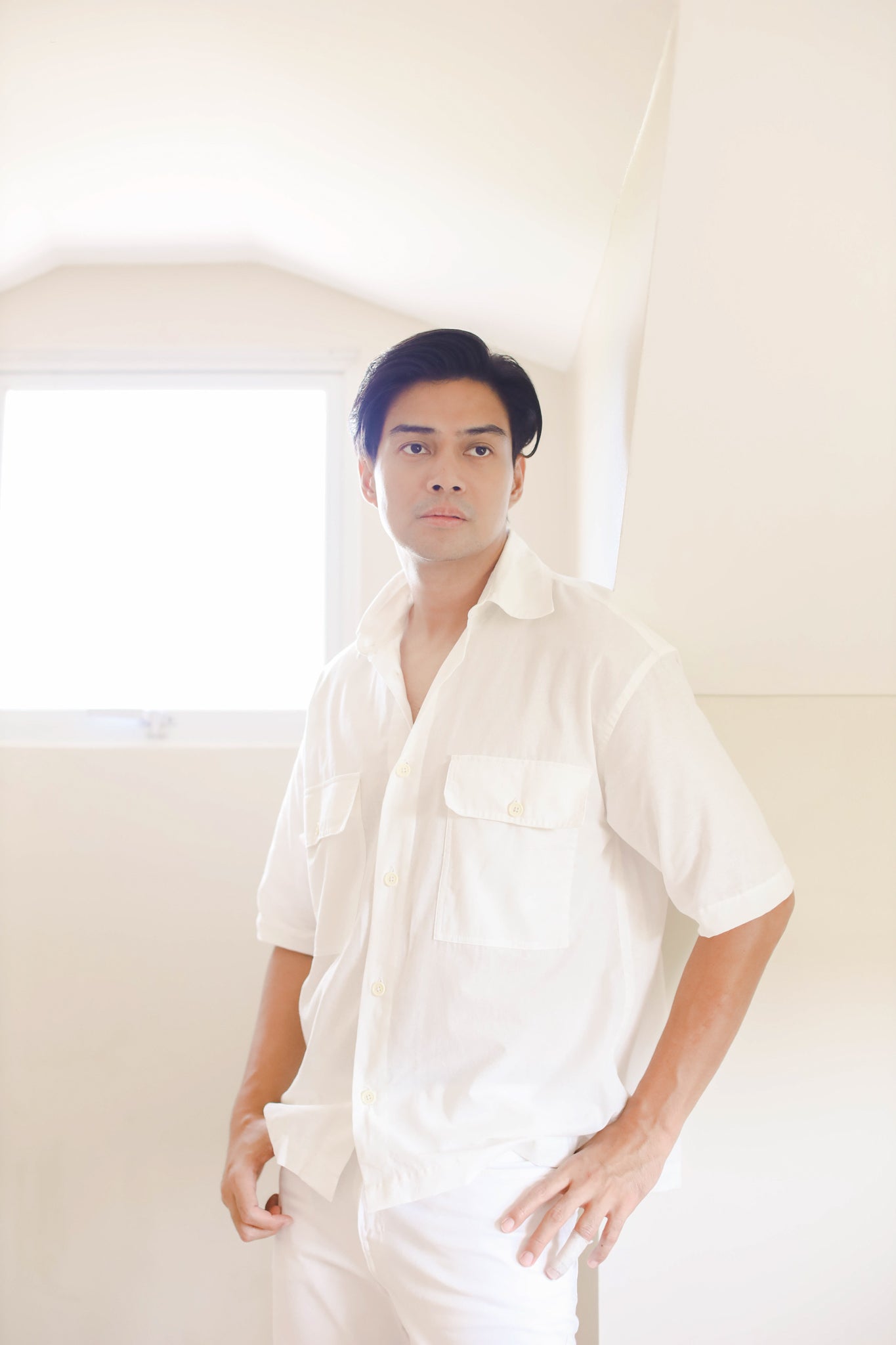 MUM x LQA 3: Nelson Button-down Linen Shirt for Dads