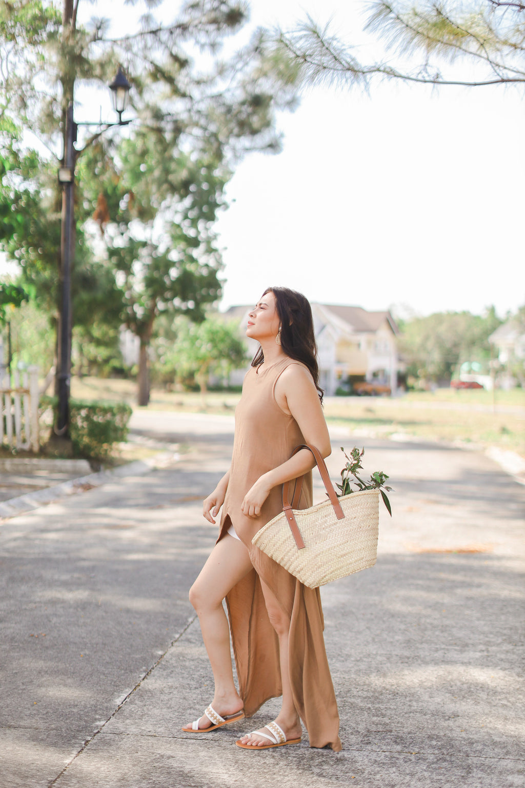 MUM x LQA 3: Mikaela Long Asymmetrical Sleeveless Top