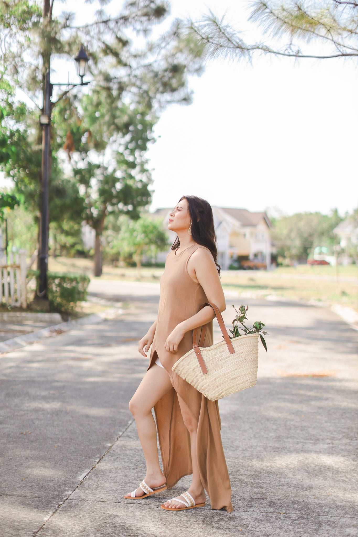 MUM x LQA 3: Mikaela Long Asymmetrical Sleeveless Top