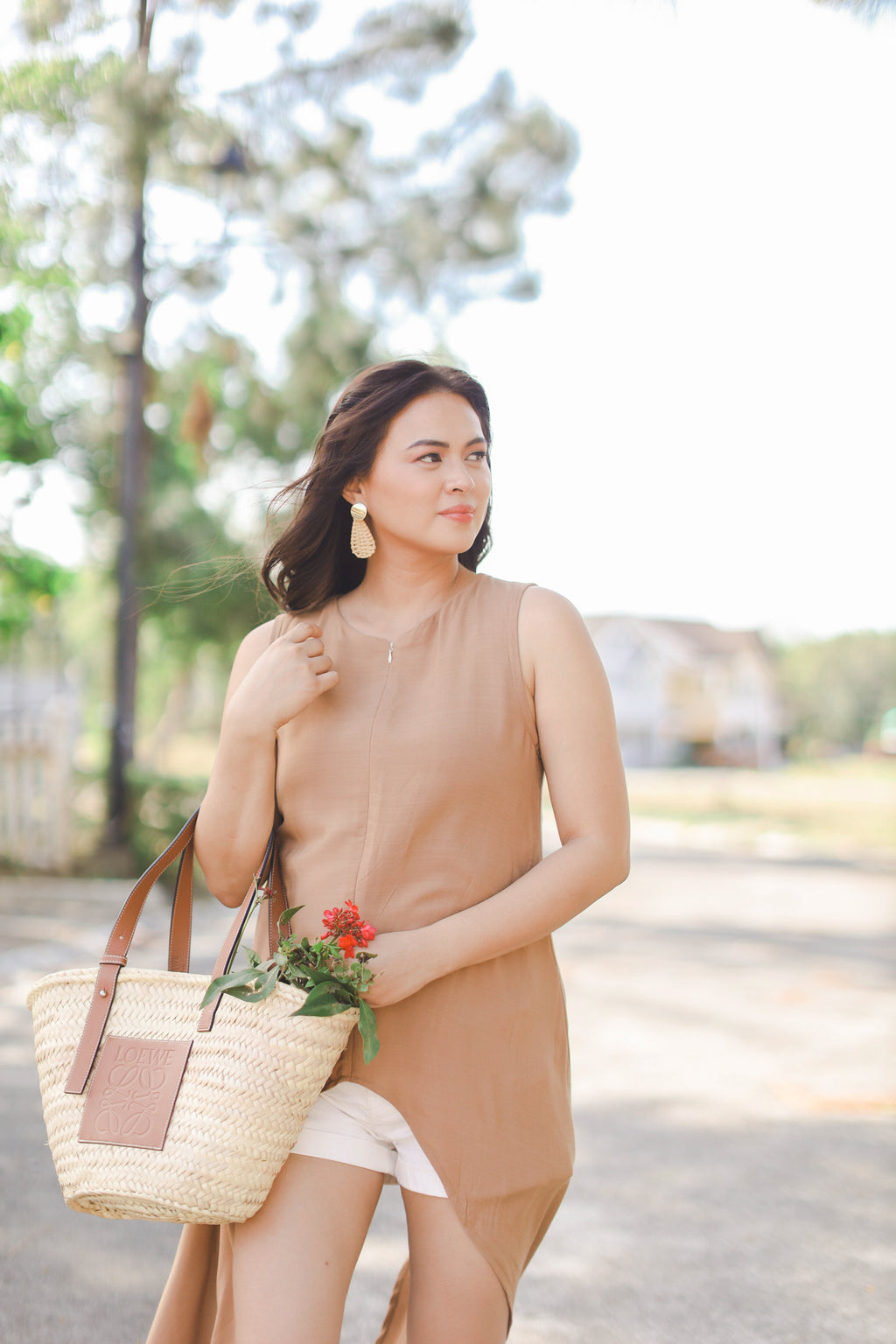 MUM x LQA 3: Mikaela Long Asymmetrical Sleeveless Top